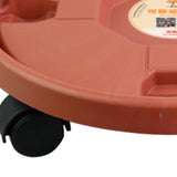 Maxbell Potted Caddy with Lockable Wheels Pot Dolly Potted Trees Rolling Plant Stand Outer Dia 33cm