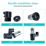 Maxbell CNC Engraving Machine Dust Shoe Dustproof Brush for CNC Router Spindle Motor For 775 Motor