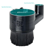 Maxbell CNC Engraving Machine Dust Shoe Dustproof Brush for CNC Router Spindle Motor 80mm