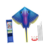 Maxbell Huge Kite Easy to Fly Stable Outdoor Fly Kite Game for Beach Festival Travel A