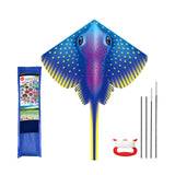 Maxbell Huge Kite Easy to Fly Stable Outdoor Fly Kite Game for Beach Festival Travel A