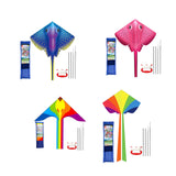 Maxbell Huge Kite Easy to Fly Stable Outdoor Fly Kite Game for Beach Festival Travel A