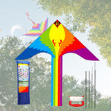 Maxbell Huge Kite Easy to Fly Stable Outdoor Fly Kite Game for Beach Festival Travel C