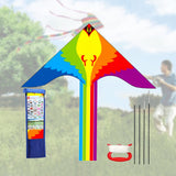 Maxbell Huge Kite Easy to Fly Stable Outdoor Fly Kite Game for Beach Festival Travel C