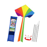 Maxbell Huge Kite Easy to Fly Stable Outdoor Fly Kite Game for Beach Festival Travel D