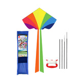 Maxbell Huge Kite Easy to Fly Stable Outdoor Fly Kite Game for Beach Festival Travel D