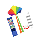 Maxbell Huge Kite Easy to Fly Stable Outdoor Fly Kite Game for Beach Festival Travel D