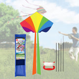 Maxbell Huge Kite Easy to Fly Stable Outdoor Fly Kite Game for Beach Festival Travel D