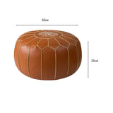 Maxbell Unstuffed Pouf Cover Foot Rest Cover Large Boho Room Decoration Cubes Color A