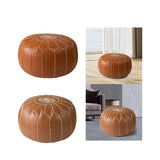Maxbell Unstuffed Pouf Cover Foot Rest Cover Large Boho Room Decoration Cubes Color A