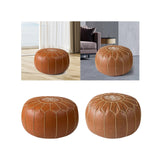 Maxbell Unstuffed Pouf Cover Foot Rest Cover Large Boho Room Decoration Cubes Color A