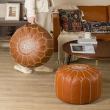 Maxbell Unstuffed Pouf Cover Foot Rest Cover Large Boho Room Decoration Cubes Color A