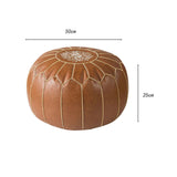 Maxbell Unstuffed Pouf Cover Foot Rest Cover Large Boho Room Decoration Cubes Color B