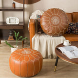 Maxbell Unstuffed Pouf Cover Foot Rest Cover Large Boho Room Decoration Cubes Color B