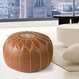 Maxbell Unstuffed Pouf Cover Foot Rest Cover Large Boho Room Decoration Cubes Color B