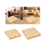 Maxbell Floor Cushion Sitting Mat Handmade Chair Seat Mat for Home Dining Room Decor 40x40cm