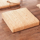 Maxbell Floor Cushion Sitting Mat Handmade Chair Seat Mat for Home Dining Room Decor 40x40cm