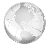 60MM CLEAR GLOBE GLASS CRYSTAL BALL SCIENCE ASTRONOMY MODEL CHRISTMAS GIFT - Aladdin Shoppers
