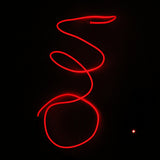 Maxbell Luminescent Neon LED Lights Glow EL Wire String Strip 1M Red