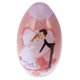 Max Metal Easter Egg Candy Storage Tin Box Tea Cookies Seeds Organizer Case #2