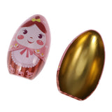 Max Metal Easter Egg Candy Storage Tin Box Tea Cookies Seeds Organizer Case #4