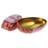 Max Metal Easter Egg Candy Storage Tin Box Tea Cookies Seeds Organizer Case #4