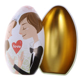 Max Metal Easter Egg Candy Storage Tin Box Tea Cookies Seeds Organizer Case #5