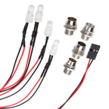 Maxbell 4pcs RC Car LED Lamp & LED Lamp Remote Control Circuit Panel