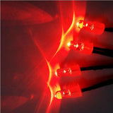 Maxbell 4pcs LED 5mm RC Car LED Lamp Red Light Lamp Set For Traxxas Hsp