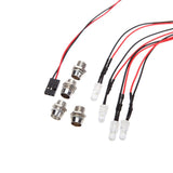 Maxbell 4pcs LED 5mm RC Car LED Lamp Blue Light Lamp Set For Traxxas Hsp