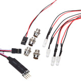 Maxbell 4pcs RC Car LED Lamp & LED Lamp RC Circuit Panel For 1/10 1/8 RC HSP