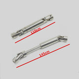 Maxbell 304Steel Drive Shaft Joint CVD 110-145mm For 1/10 Scale RC Crawler RC4WD D90
