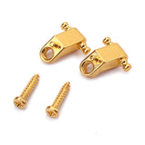 Max 2pcs/Set Copper Electric Guitar Roller String Tree Guides Retainer w/ Screws