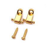 Max 2pcs/Set Copper Electric Guitar Roller String Tree Guides Retainer w/ Screws