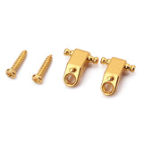 Max 2pcs/Set Copper Electric Guitar Roller String Tree Guides Retainer w/ Screws
