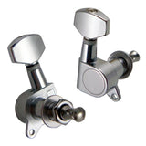 Max Tuning Pegs Tuners Enclosed Machine Heads for Acoustic Electric Guitar 6R