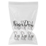 Max Tuning Pegs Tuners Enclosed Machine Heads for Acoustic Electric Guitar 6R