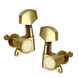 Maxbell String Tuning Peg Enclosed Big Square Head for Acoustic Electric Guitar 3R3L