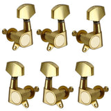 Maxbell String Tuning Peg Enclosed Big Square Head for Acoustic Electric Guitar 3R3L