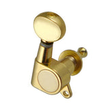 Max String Tuning Pegs Enclosed Round Button for Acoustic Electric Guitars 3R3L