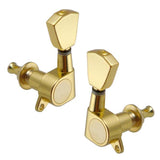 Max String Tuning Pegs Metal Tulip Button for Acoustic Electric Guitars 3R 3L