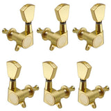 Max String Tuning Pegs Metal Tulip Button for Acoustic Electric Guitars 3R 3L