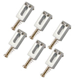 Max 6pcs Rectangular Flat Saddles Tremolo Trem Bridge for Electric Guitars Accs