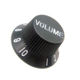 Max Guitar Black Volume + 2 Tone Control Buttons Knobs for ST Sq Electric Guitar