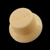 Max Guitar 1Volume & 2Tone Control Buttons Knobs for ST Sq Electric Guitar Cream