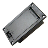 Max Guitar Accs 9V Battery Holder Case Box Flat for Guitar Bass Active Pickups