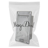 Max Guitar Accs 9V Battery Holder Case Box Flat for Guitar Bass Active Pickups