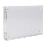 Double-Faced Clear Rectangle Acrylic Magnet Picture Photo Sign Desktop Display Frame DIY Home Decoration 6inch