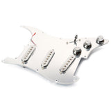 Maxbell Mirror Surface Prewired 3 Single Coil Pickguard SSS for Fender Guitar Chrome