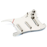 Maxbell Mirror Surface Prewired 3 Single Coil Pickguard SSS for Fender Guitar Chrome